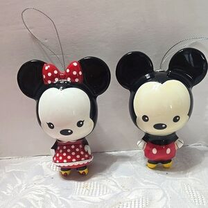 Disney Minnie and Mickey Mouse Ornaments